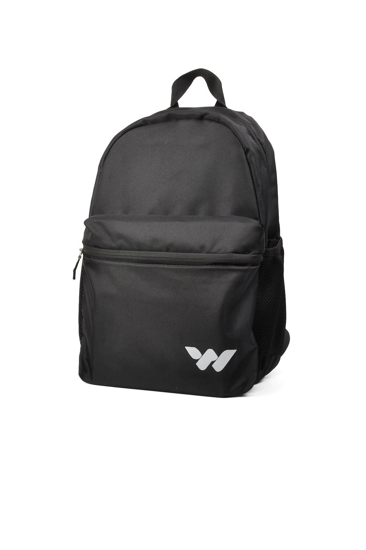 walkwayBlack Unisex Backpack Hump