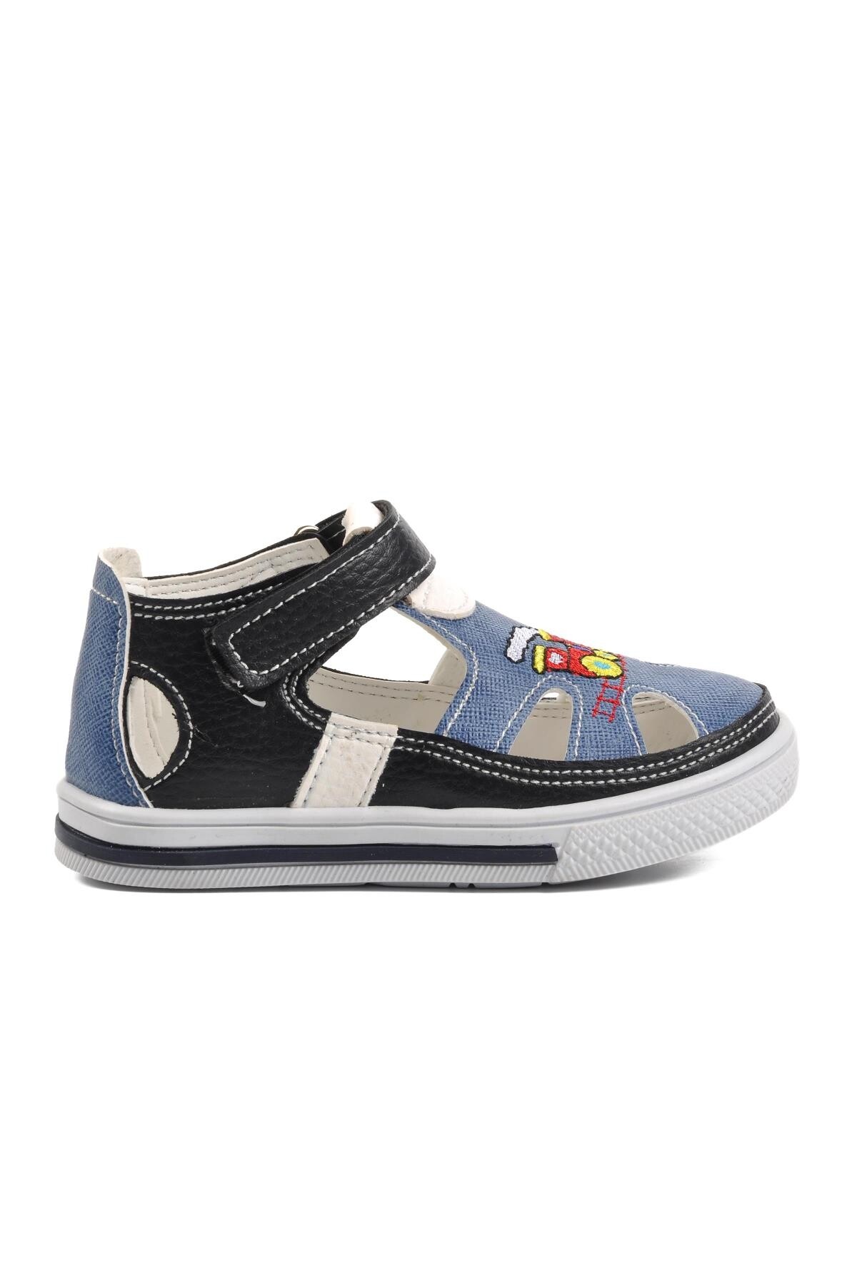 AyakmodLacivert-Beyaz-Kot  Bebek Günlük Ayakkabı Ayakmod Şng 1010 B