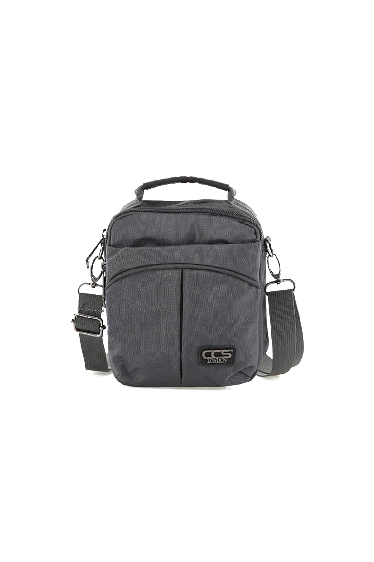 جاسحقيبة كتف رمادية للجنسين من CCS London 31397