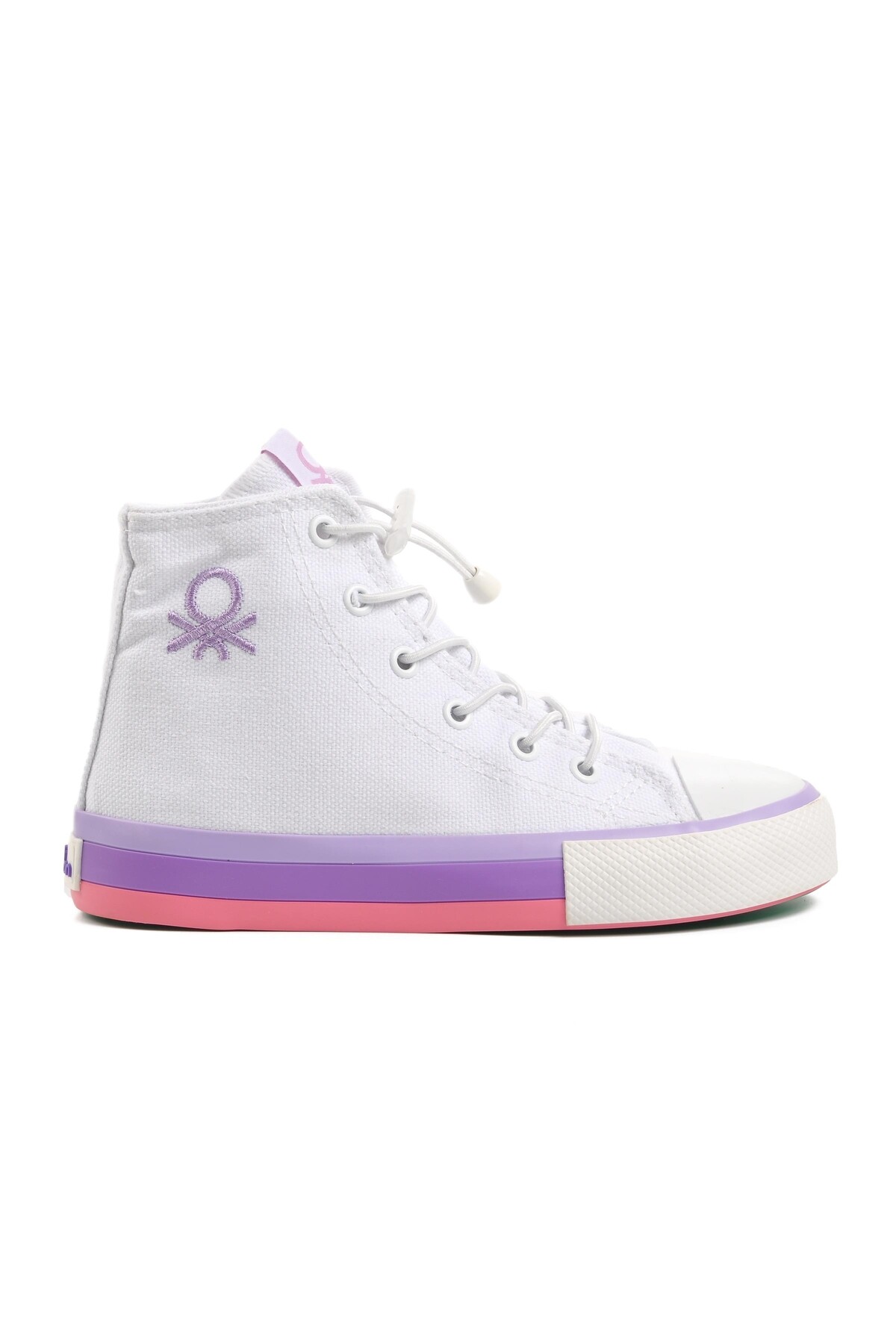 United Colors Of BenettonBeyaz-Lila  Çocuk Spor Ayakkabı BN-30193 F
