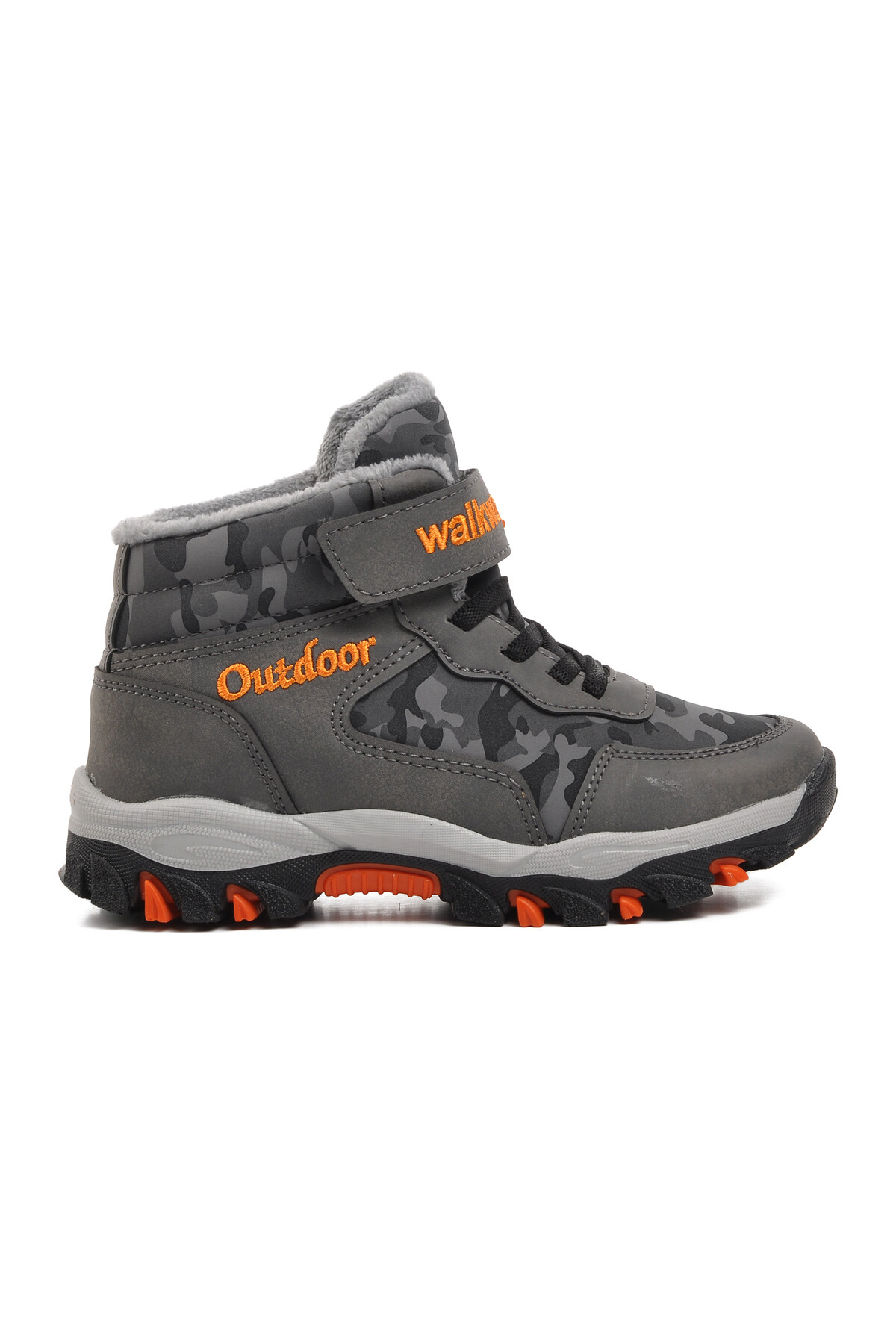 walkwaySmoked Velcro Kids Outdoor Boots Leo F