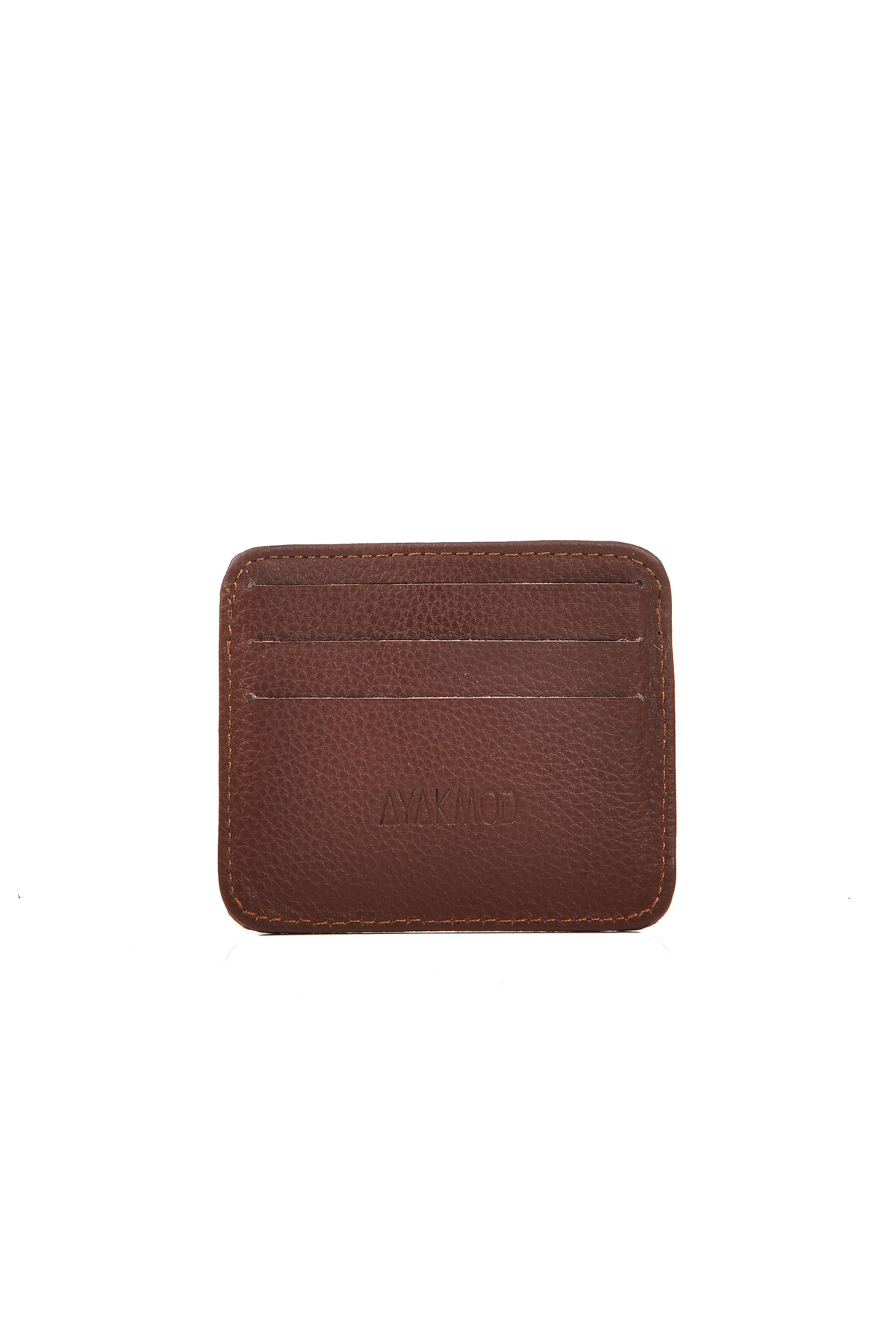 AyakmodBrown Genuine Leather Men's Card Holder 8000