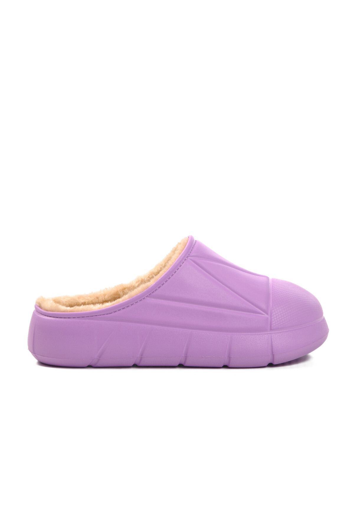 AyakmodLilac Furry Women's Slippers 712 Z