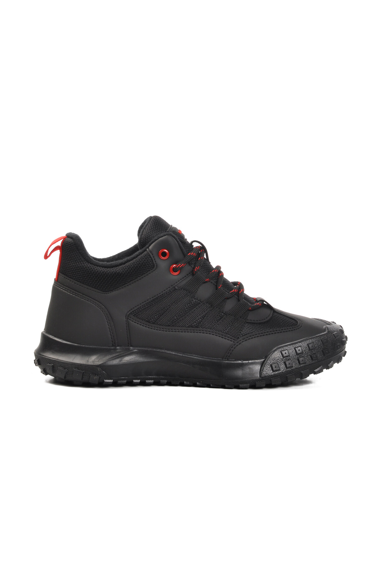 AyakmodBlack Red Non-Slip Sole Men's Outdoor Shoes 2030 M