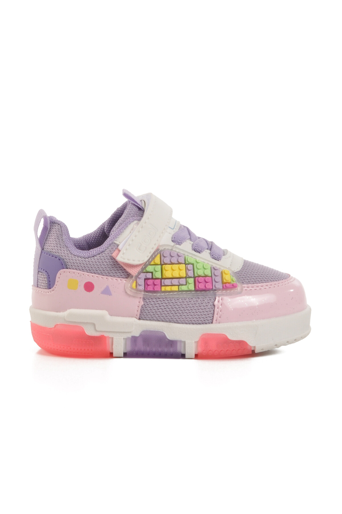 CoolMor Cırtlı Fileli Işıklı Erkek Çocuk Spor Ayakkabı Legos B