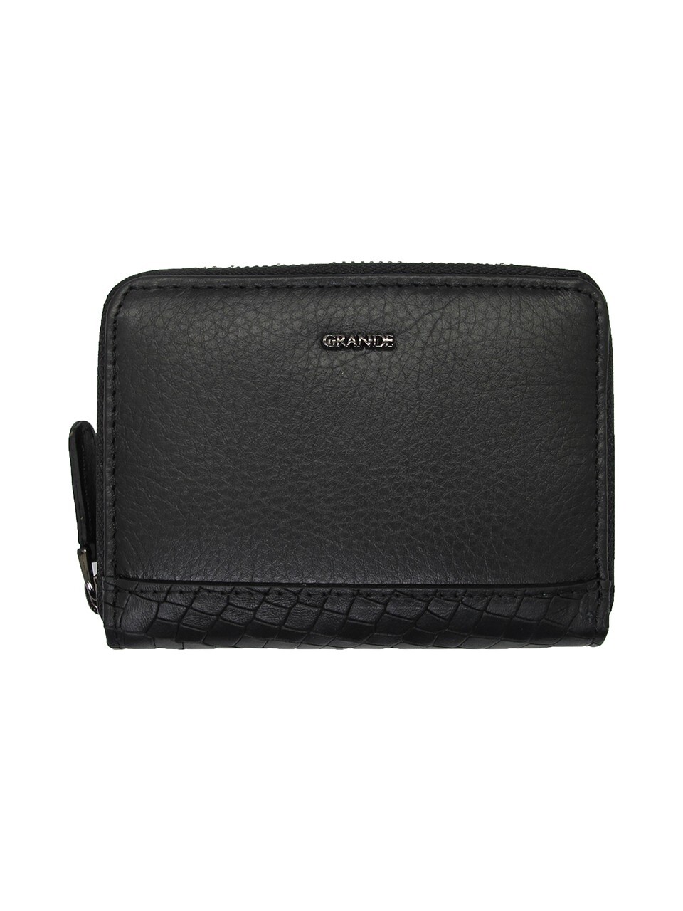 Black Genuine Leather Men's Wallet 740