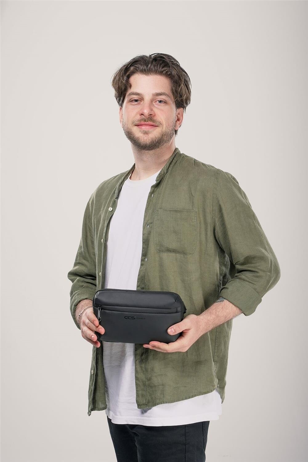 ÇÇSSiyah Tek Askılı Erkek Çapraz Çanta 51853