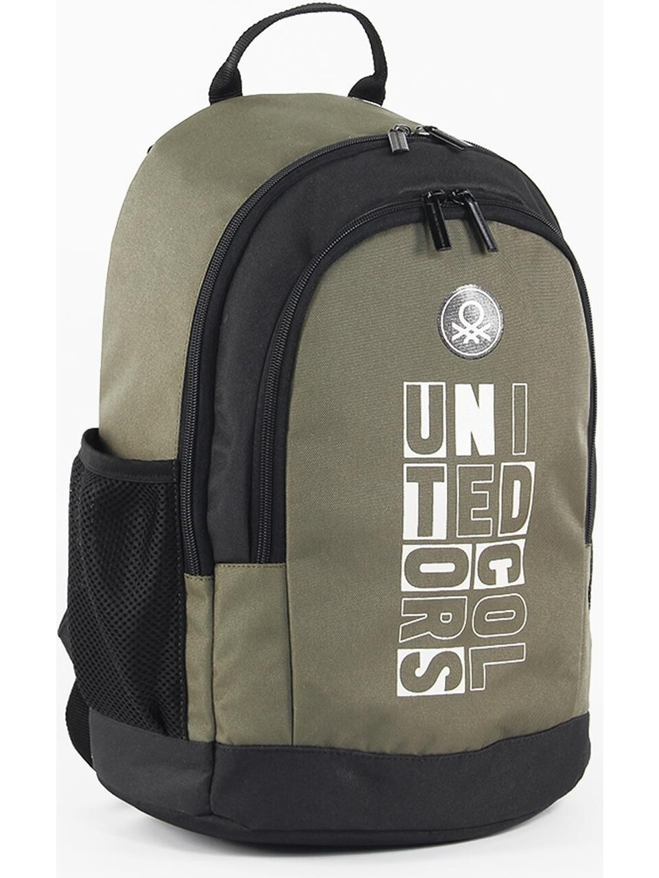 United Colors Of BenettonHaki Siyah Unisex Okul Çantası 04292