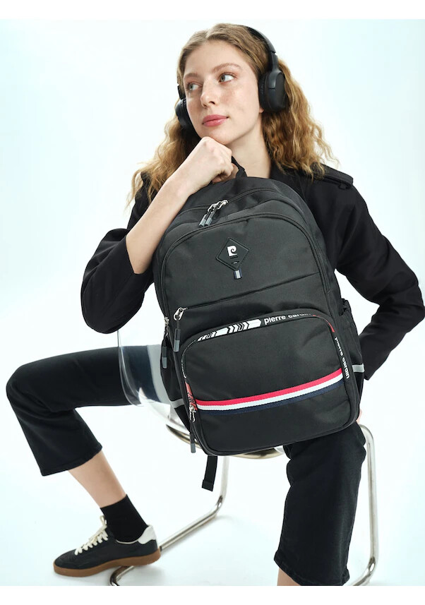 بيير كاردانحقيبة ظهر سوداء للجنسين 07PCT18001-L