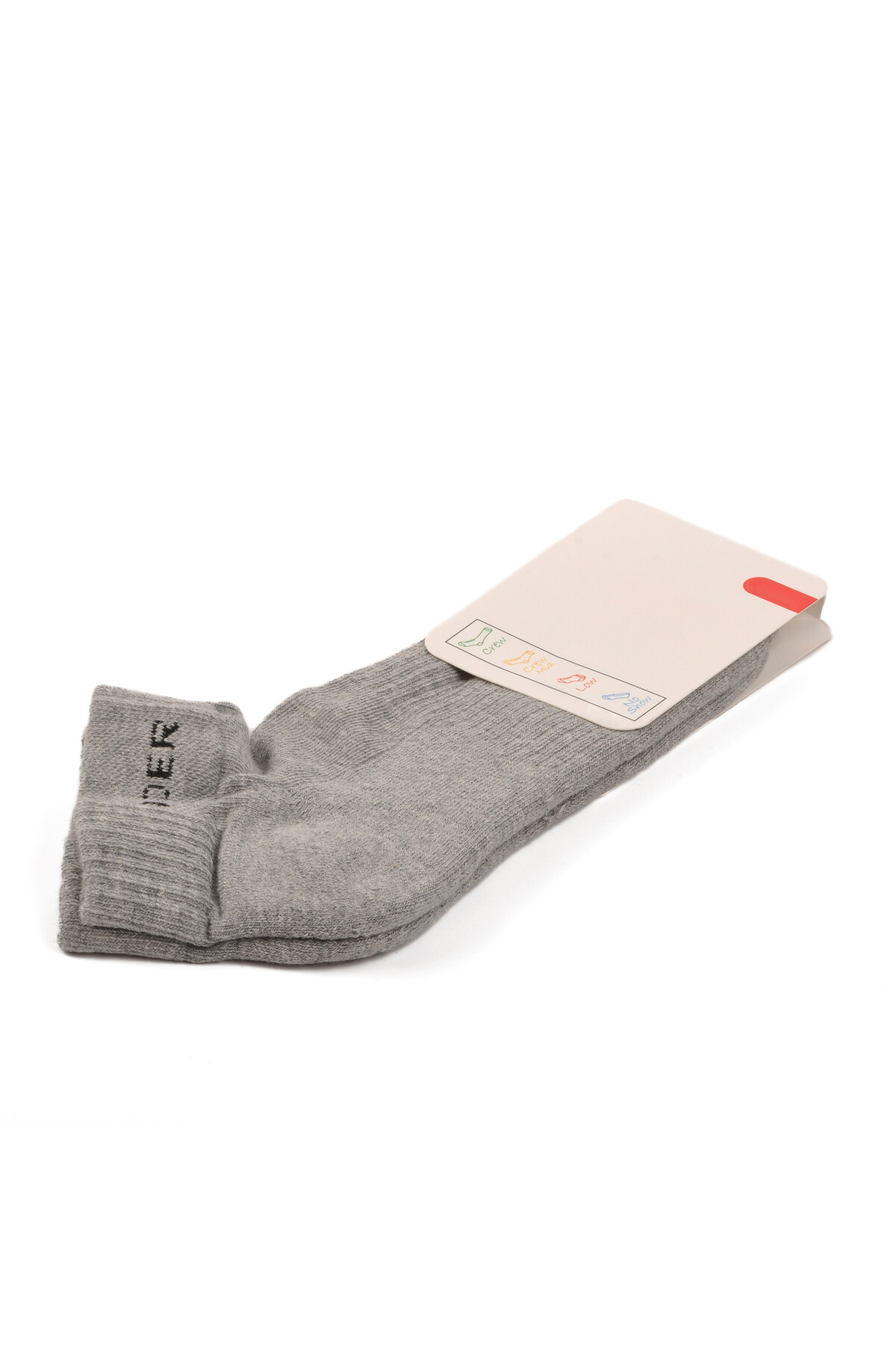 WalkwayGri Unisex Çorap Ider Patik Spor Çorap