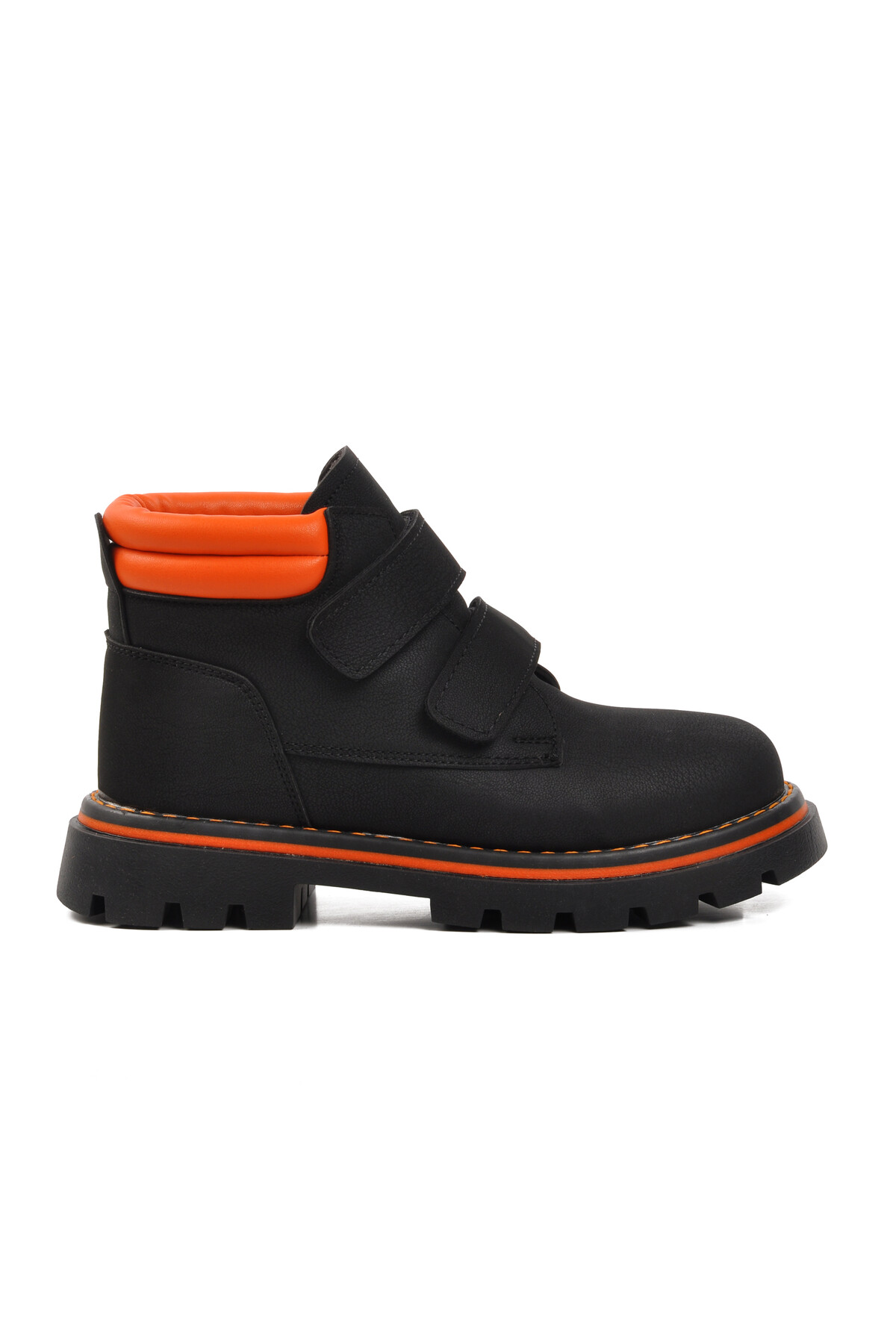 AyakmodBlack Orange Boy's Boots Ctaye F