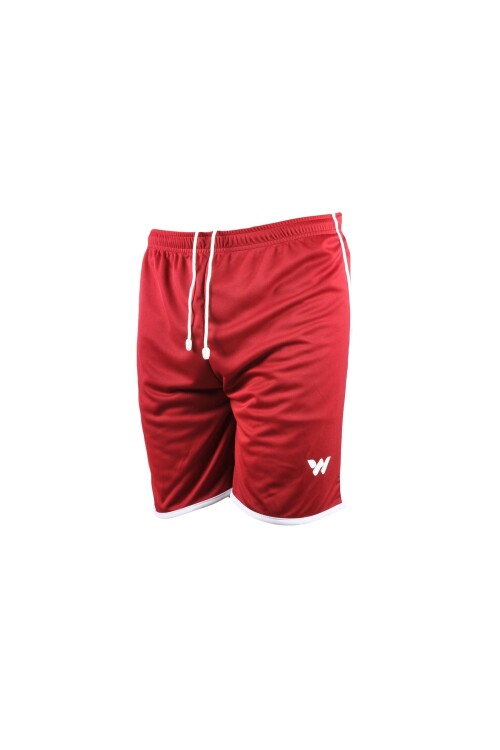 الممشىشورت رجالي أبيض عنابي 20202