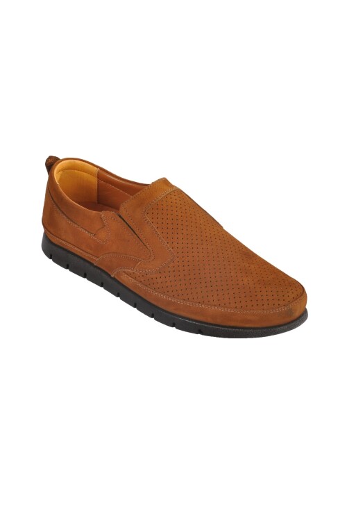 Taba Nubuk Hakiki Deri Erkek Günlük Ayakkabı 2034 M