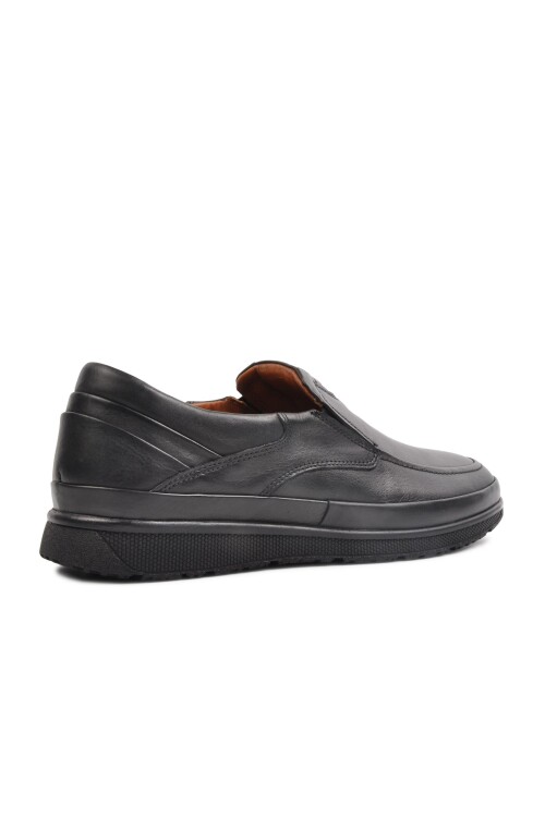 Siyah Hakiki Deri Erkek Günlük Ayakkabı 2040 M