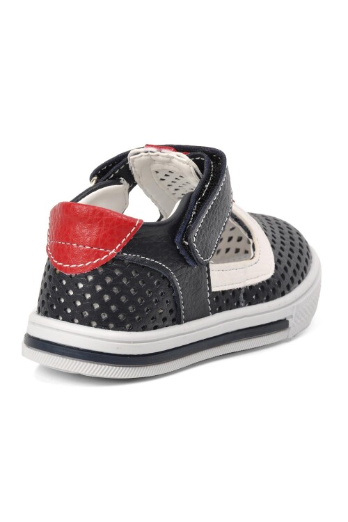 Navy Blue-Red Unisex Childrens Casual Shoes 2234 B