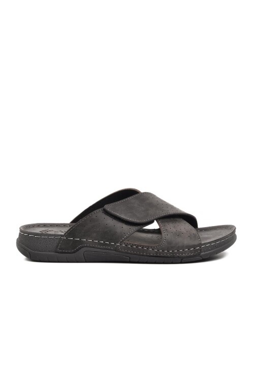 Grey Mens Slippers Ayakmod 64.004 M