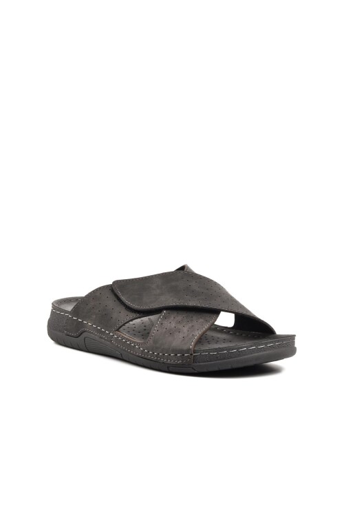 Grey Mens Slippers Ayakmod 64.004 M