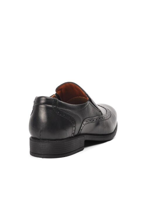 AyakmodSiyah  Hakiki Deri Erkek Günlük Ayakkabı 674 M