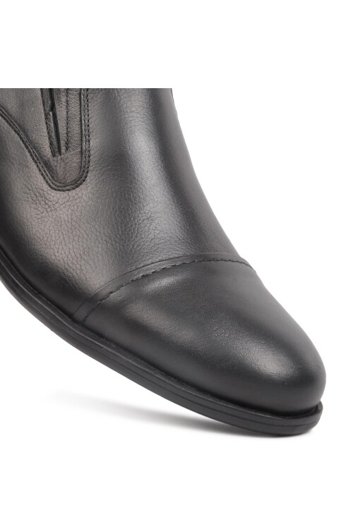 Siyah Hakiki Deri Erkek Günlük Ayakkabı 692 M ( K )