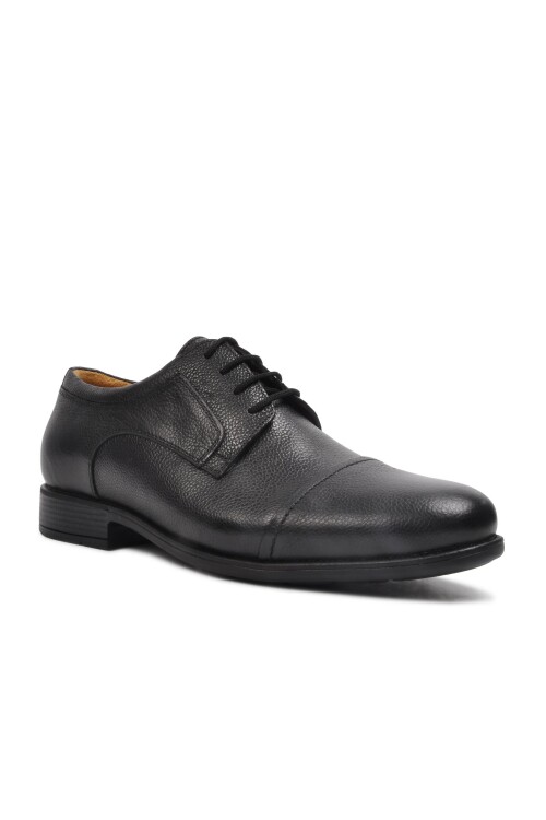 حذاء كاجوال رجالي من الجلد الطبيعي باللون الأسود 693 M (W)