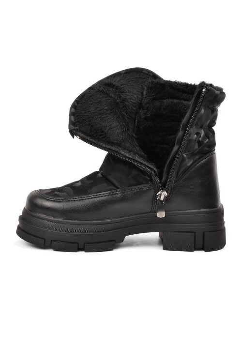 Black Childrens Snow Boots Belz F