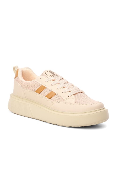 Beige Womens Sneakers Deren G