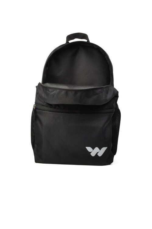 walkwayBlack Unisex Backpack Hump