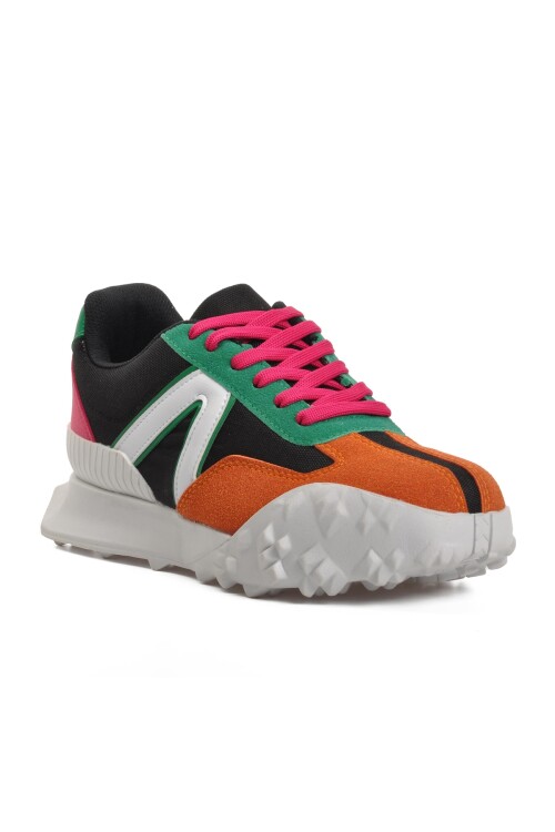 Kiremit-Yeşil  Kadın Spor Ayakkabı Juno G