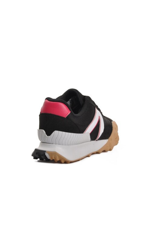 حذاء رياضي نسائي أسود-أحمر Juno G