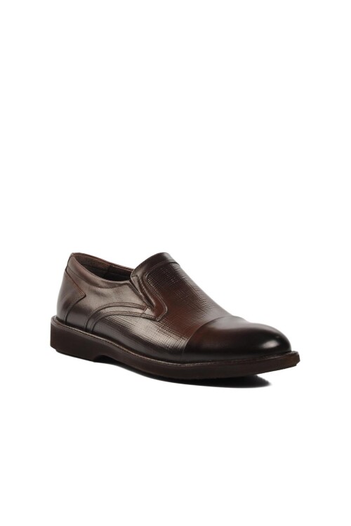 Kahve Hakiki Deri Erkek Klasik Ayakkabı M1806 M