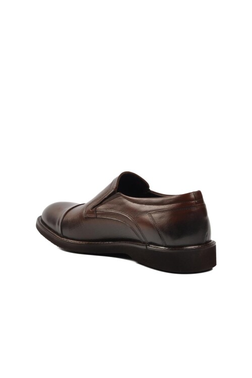 Kahve Hakiki Deri Erkek Klasik Ayakkabı M1806 M