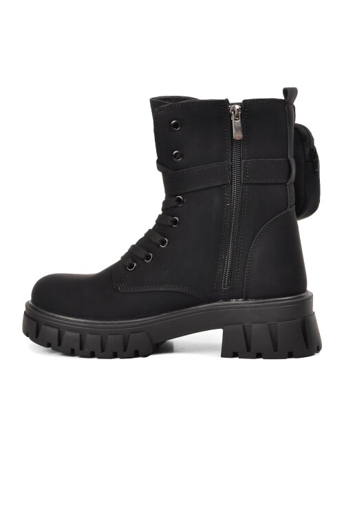 Siyah-Zümrüt  Kadın Bot Meru Z