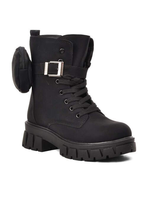 Siyah-Zümrüt  Kadın Bot Meru Z