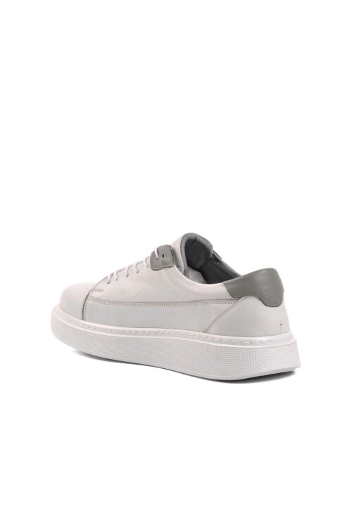 N140 Beyaz İçi Dışı Hakiki Deri Erkek Casual Ayakkabı