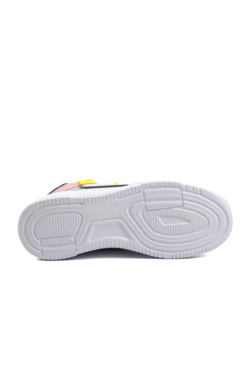 White-Yellow Unisex Sneakers Nefertiti G