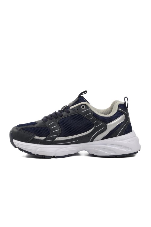 Navy Blue-White Unisex Sneakers Run G