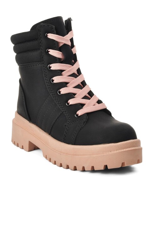 Black-Salmon Kids Boots Siple F