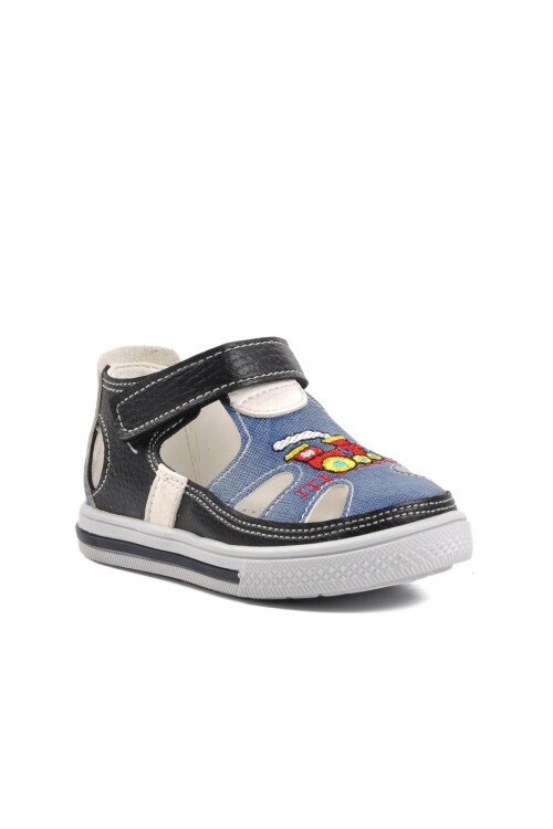 AyakmodLacivert-Beyaz-Kot  Bebek Günlük Ayakkabı Ayakmod Şng 1010 B