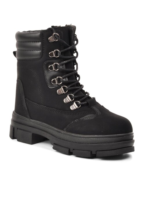 حذاء سومي إف للفتيات باللون الأسود الزمردي