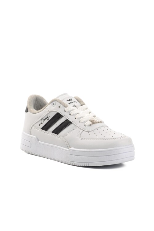 حذاء رياضي رجالي خفيف الوزن برباط باللونين الأبيض والأسود Sandy M