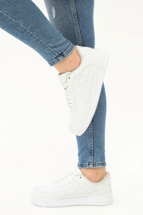 Beyaz  Unisex Spor Ayakkabı Sandy G