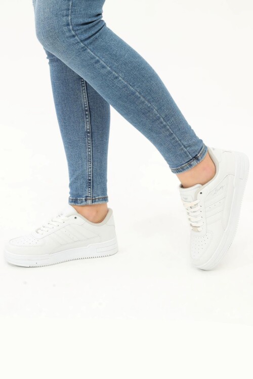 Beyaz  Unisex Spor Ayakkabı Sandy G