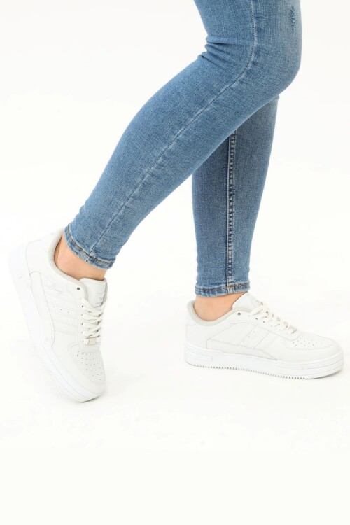 Beyaz  Unisex Spor Ayakkabı Sandy G
