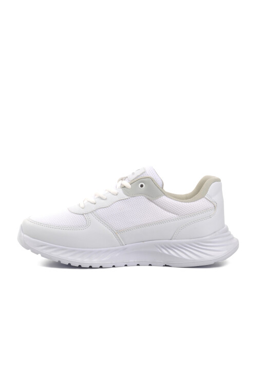 Troyes M White Large Size Mesh Lightweight Mens Sneakers