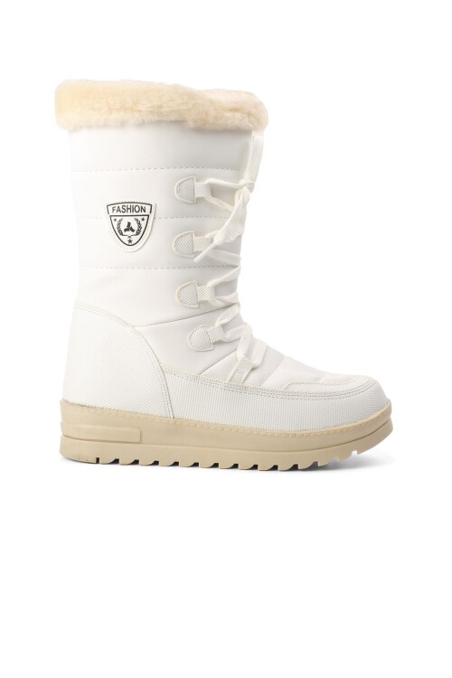 White Womens Snow Boots Yuja Z