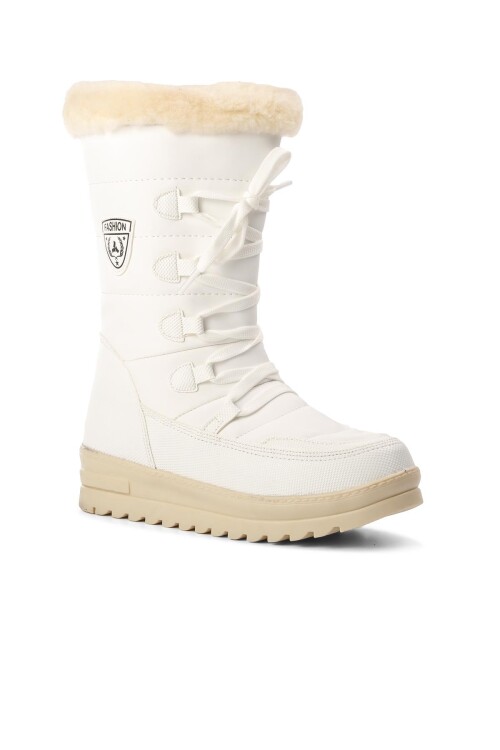 White Womens Snow Boots Yuja Z
