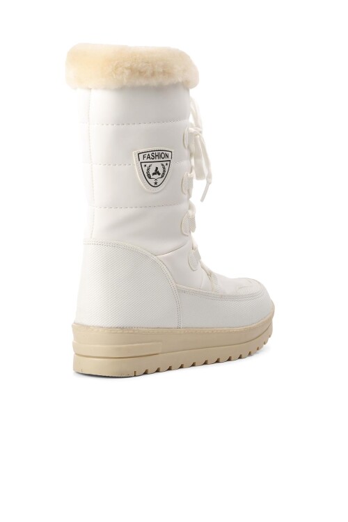 White Womens Snow Boots Yuja Z
