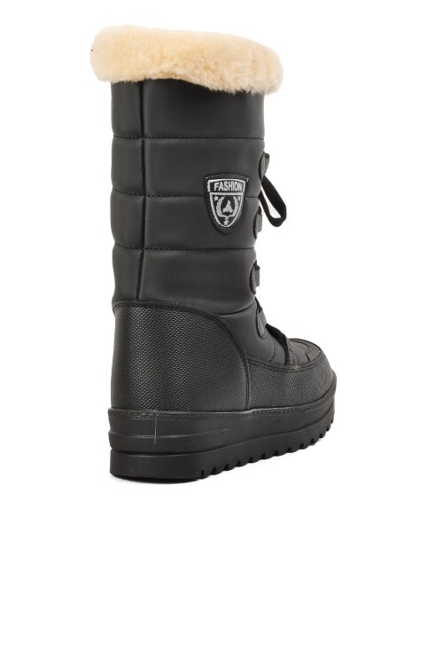 Black-Beige Womens Snow Boots Yuja Z