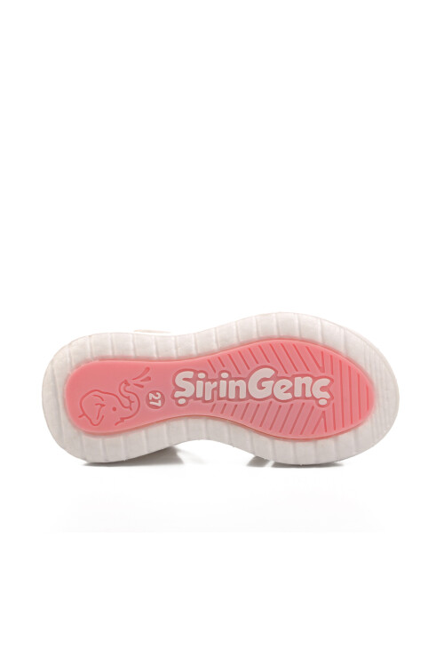 صندل مسطح أبيض للبنات 24-999 P