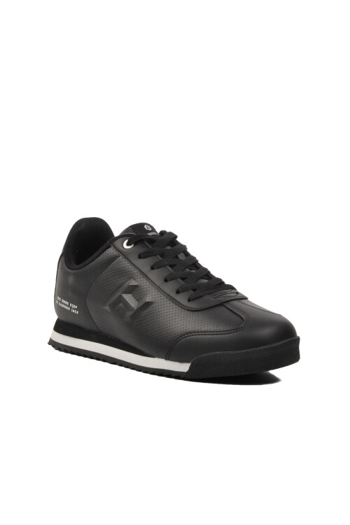 حذاء رياضي رجالي من الجلد الصناعي باللون الأسود Pico 101 21540 M